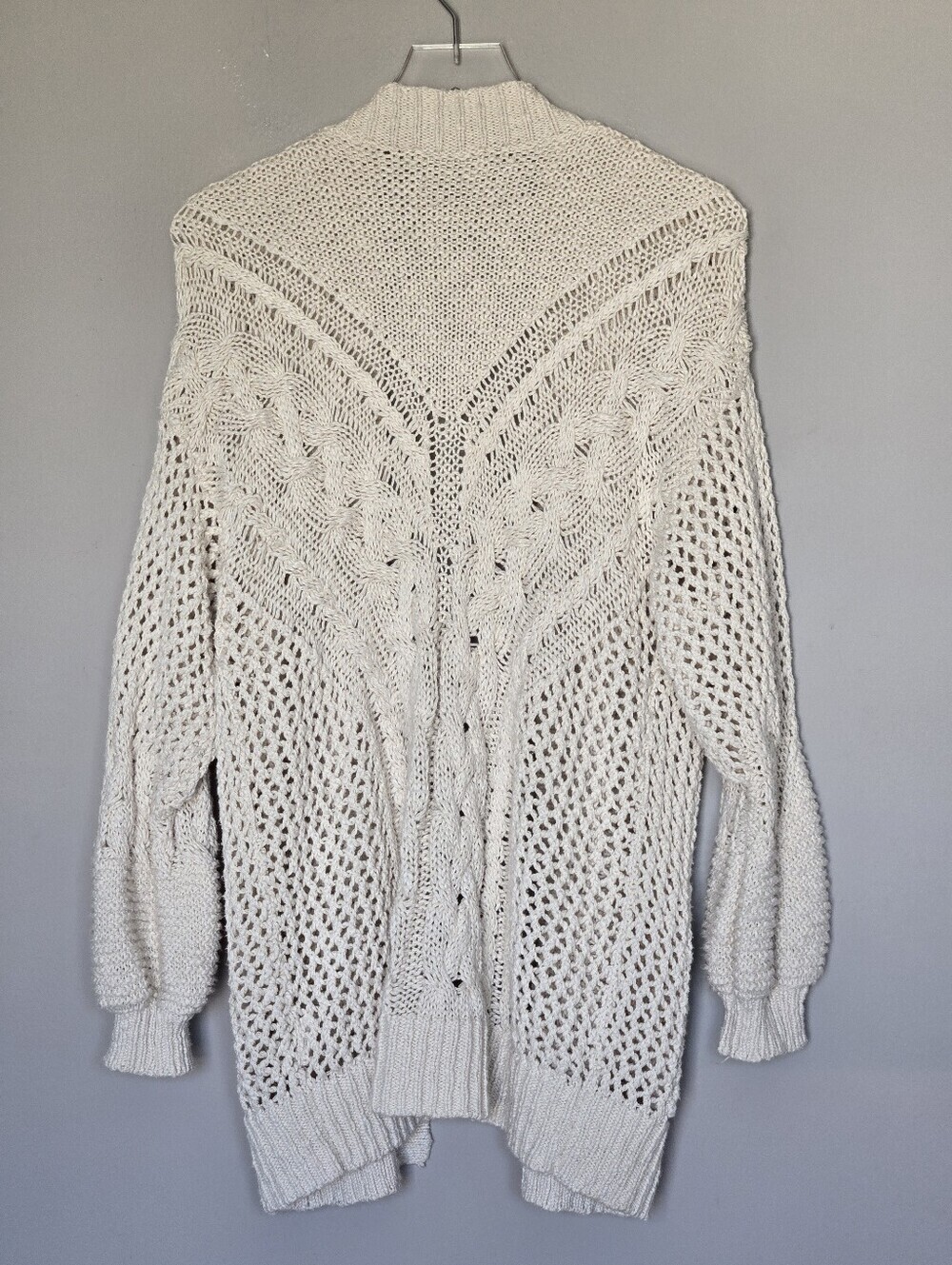 Spell Carmen Knit Cardigan in Cream Size S/M - Picture 7 of 9